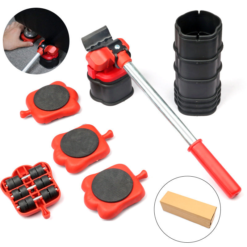 Plastic Convenient Furniture Moving System Weight Carrier With Pry Type Heavy Furniture Mobile Roller Set
