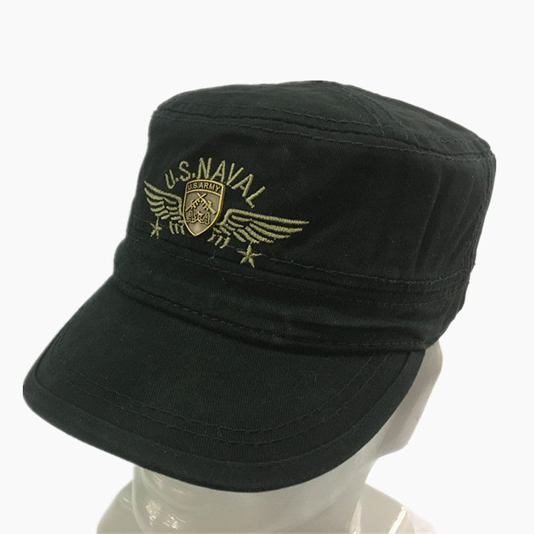 United Front Army Fan Flat Cap Cotton Duck Tongue Short Zhan Hat