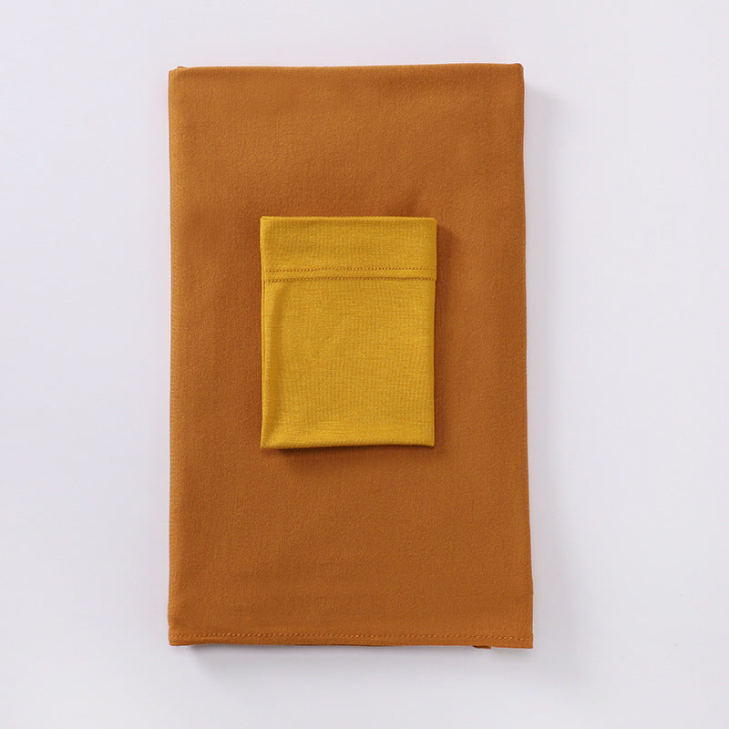 Women's Minimalist Modal Bottom Hat Integrated Scarf