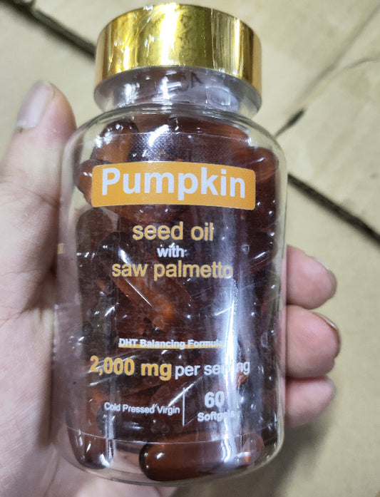 Natural Pumpkin Seed Oil Soft Capsules