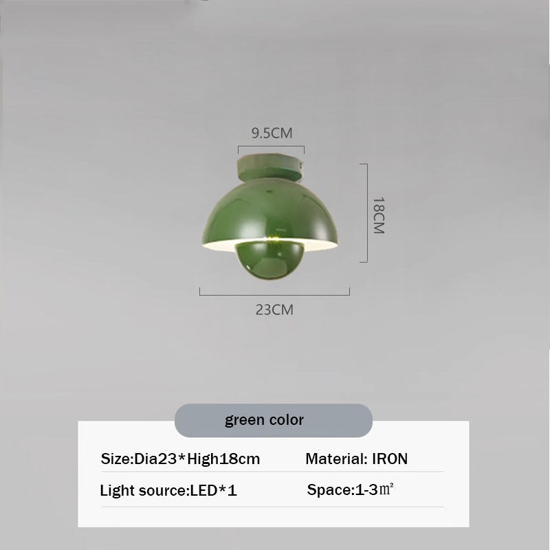 Bud Ceiling Lamp Corridor Aisle Decorative Led Iron Craft Wall Lamp