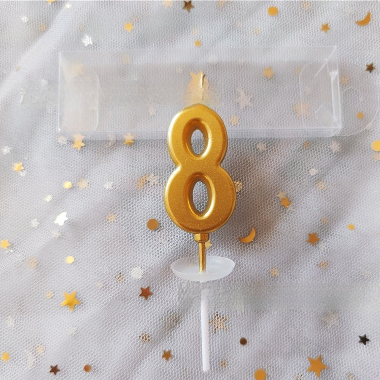 Digital Candle Birthday Cake Baking Decoration