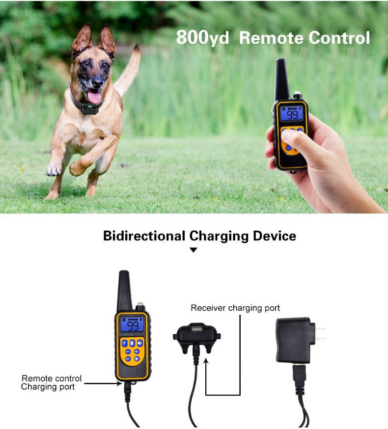 Electronic Remote Control Dog Barking Stop Charging Waterproof
