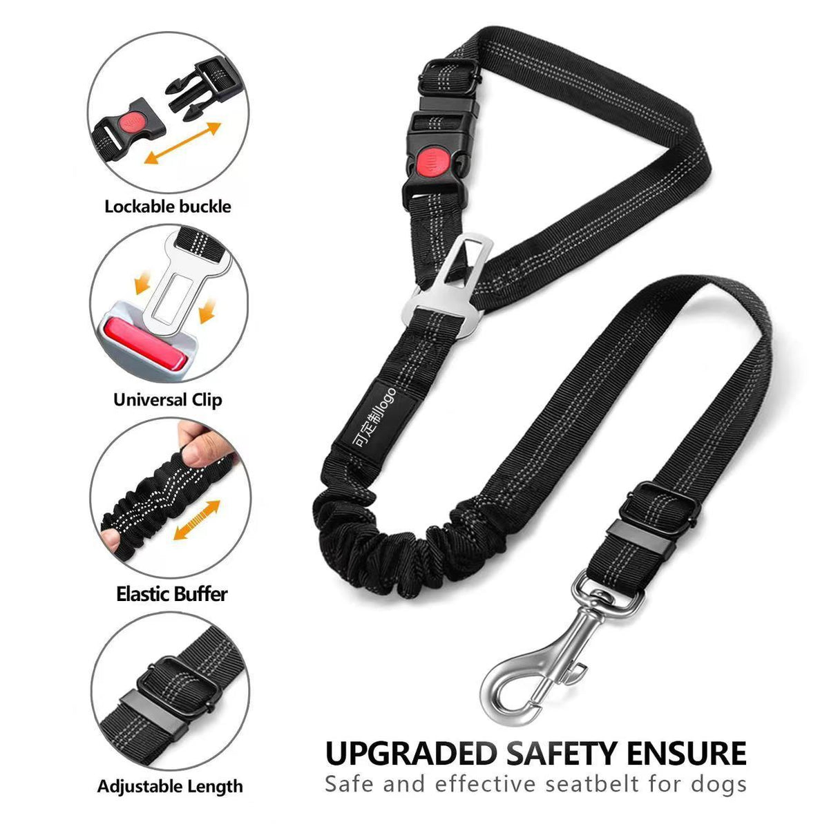 Nylon Tow Rope Metal Buckle