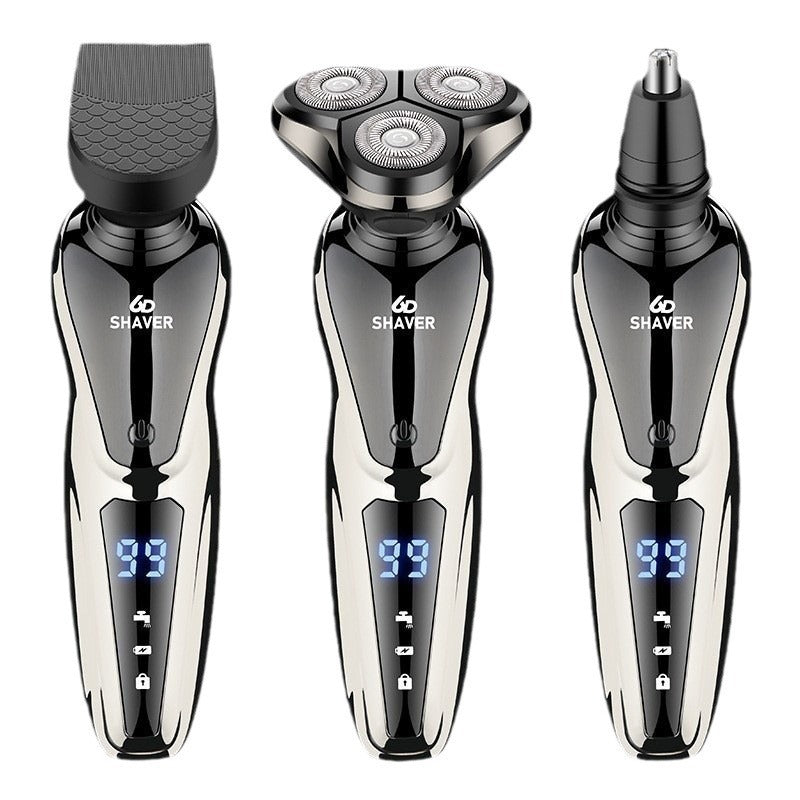 Smart Power Display Fast Charge Fully Washable Multi-function Electric Shaver