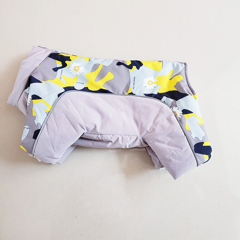 Dog clothes autumn winter cotton padded clothes