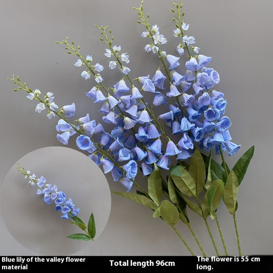 Decorative Flower Haze Blue Series Flower Material Rose