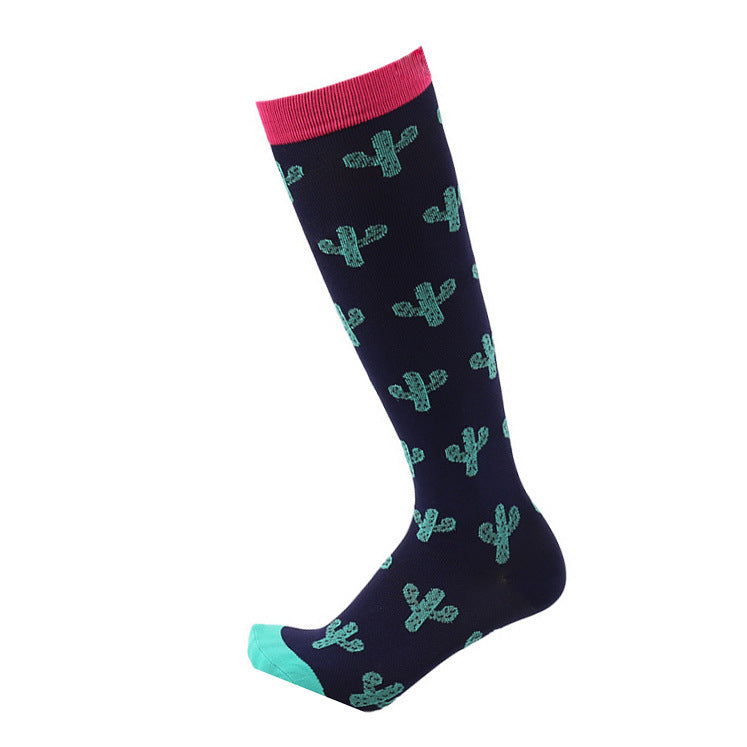 Men's And Women's Running Colored Pressure Socks