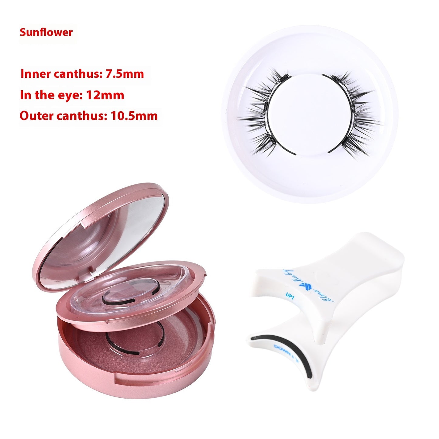 Magnetic Glue-free Three False Eyelashes Suit Collection Use Natural Simulation Long-lasting