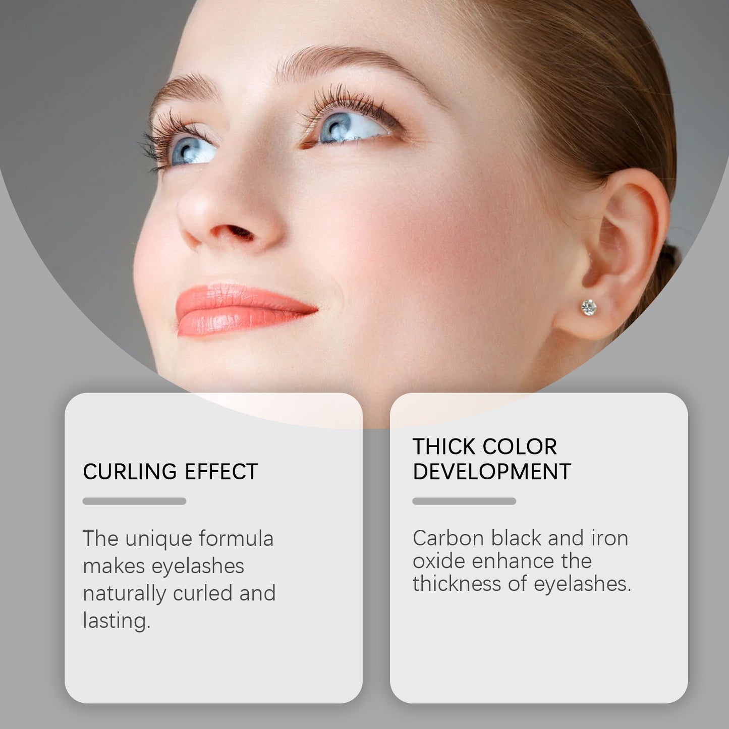 Eelhope 4d Curling Iron Mascara, Natural, Thin, Volumizing, Waterproof, Sweat Resistant Mascara