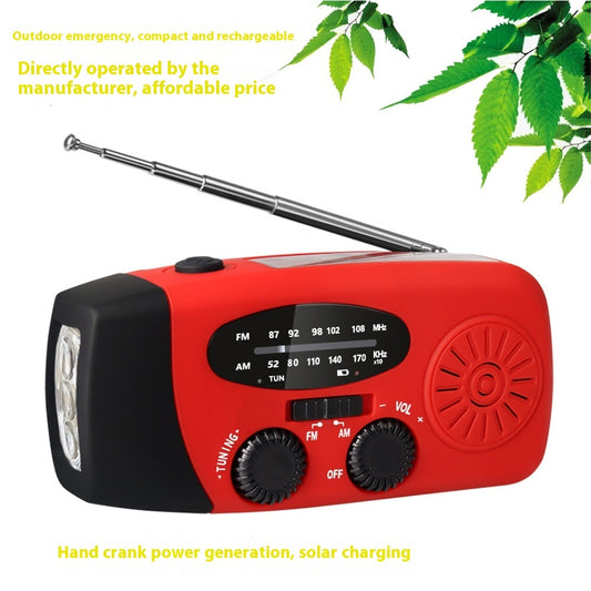 Mini-portable 3leds Solar Hand Emergency Radio