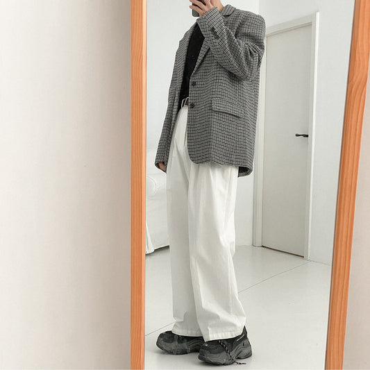 Men's Loose And Handsome Vintage Woolen Coat