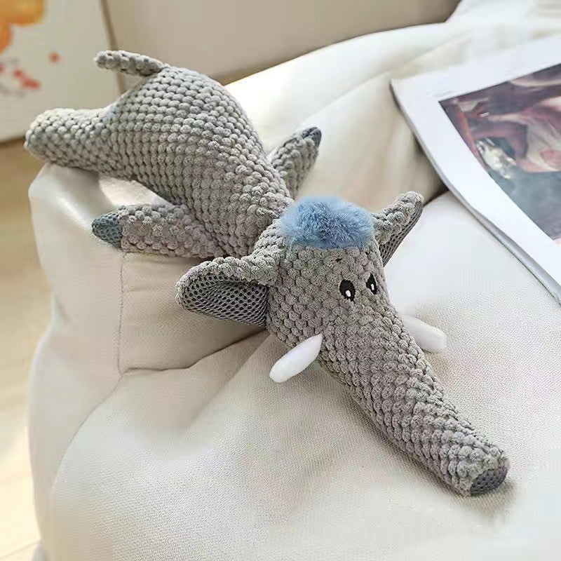 Pet Supplies Plush Toy Molar Long Lasting Corduroy Sounding Doll