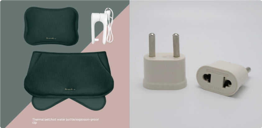 Rechargeable Hand Warmer Belly Cute Plush Explosion-proof Heating Pad Electric Hot Water Bag