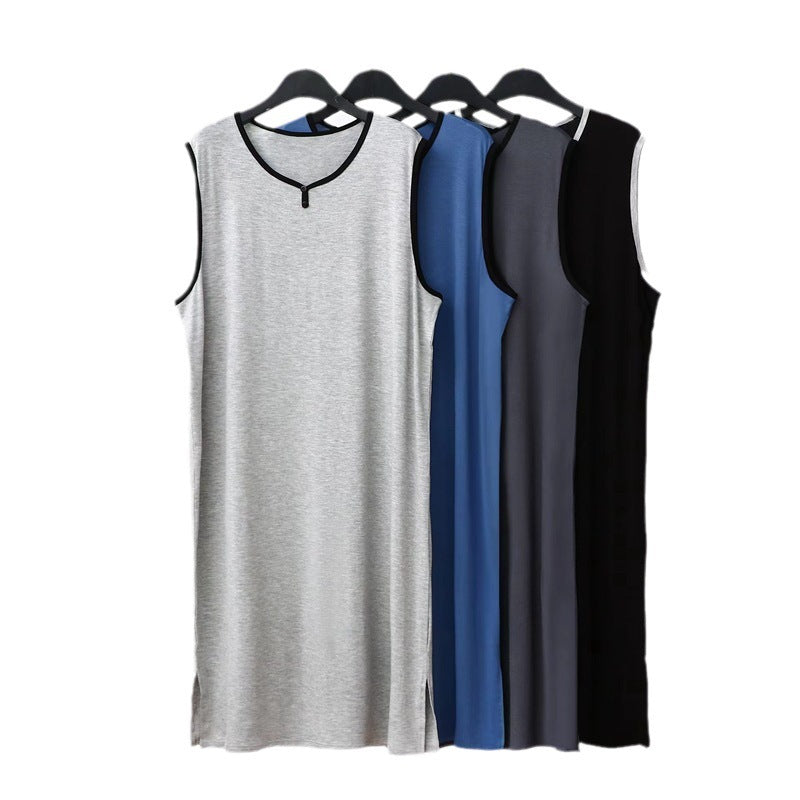 Summer Men's Thin Modal Nightdress