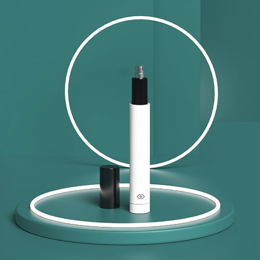 White Mini Whole Body Wash Nose Hair Remover Small Portable Nose Hair Trimmer