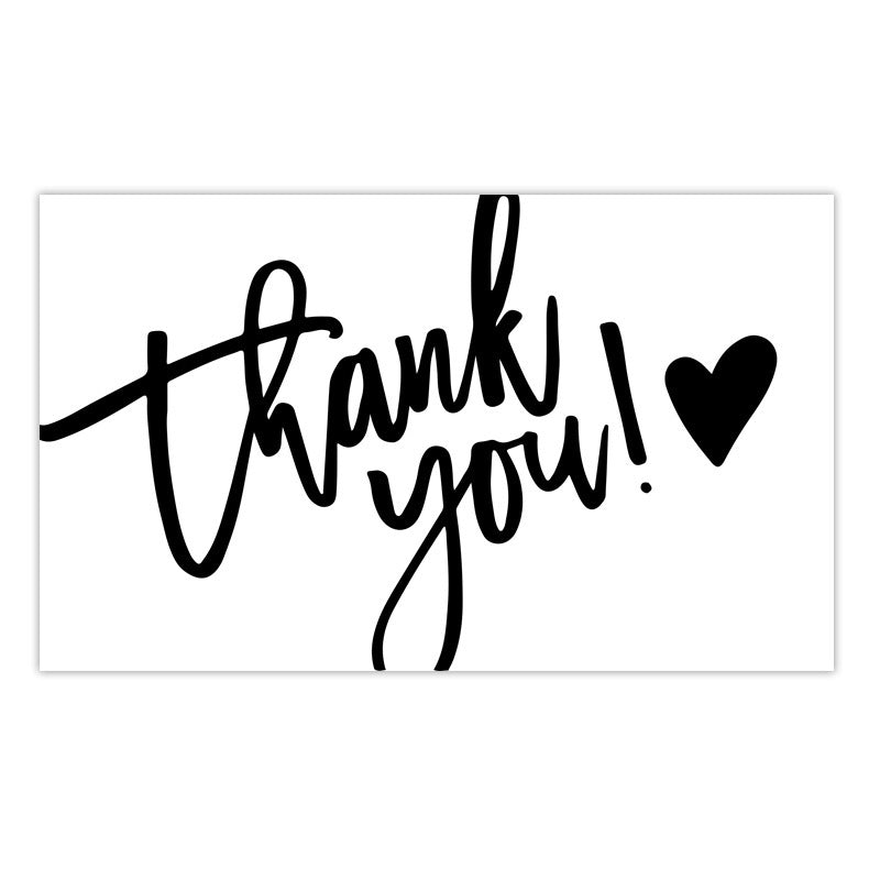 Simple Gift Packaging Greeting Coated Paper Card