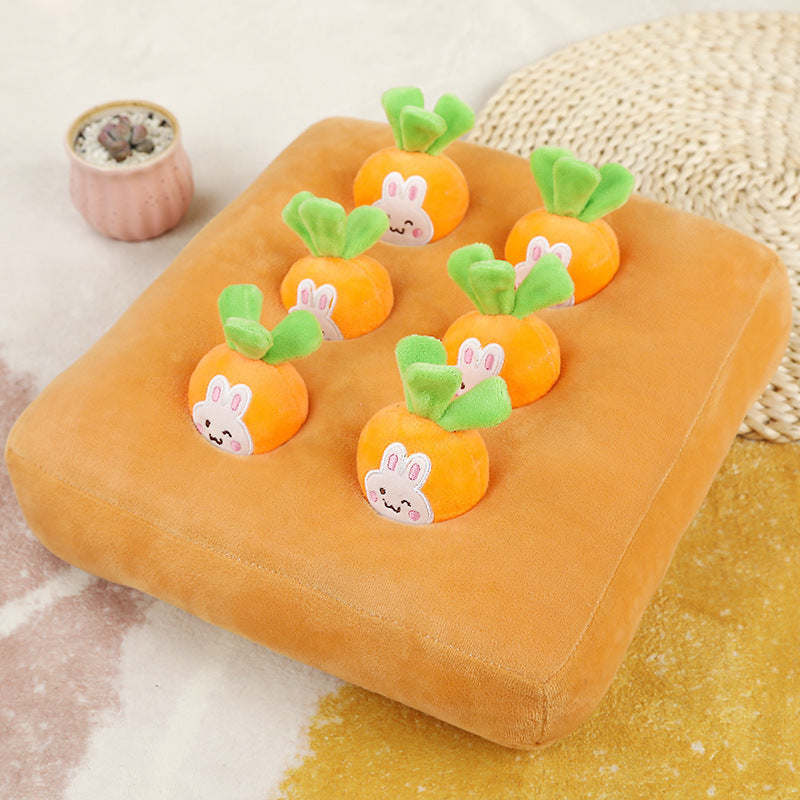 Pet Pull Radish Chick Gopher Hide And Seek Plush Toy