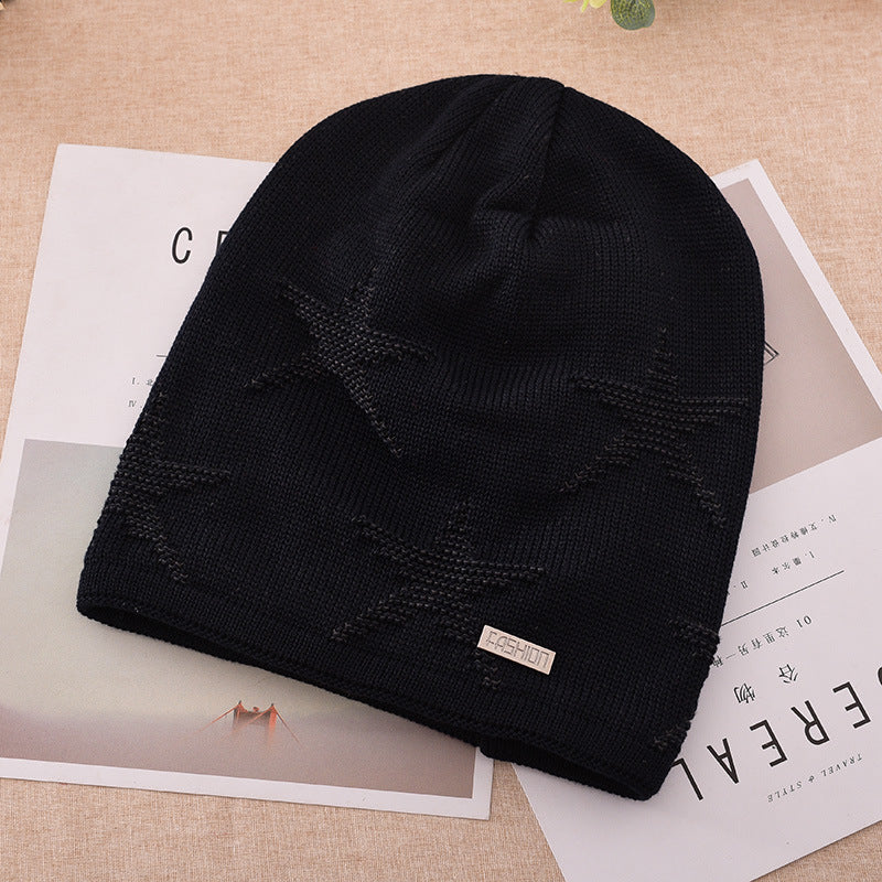 Men's Fashion Knitted Outdoor Warm Woolen Cap
