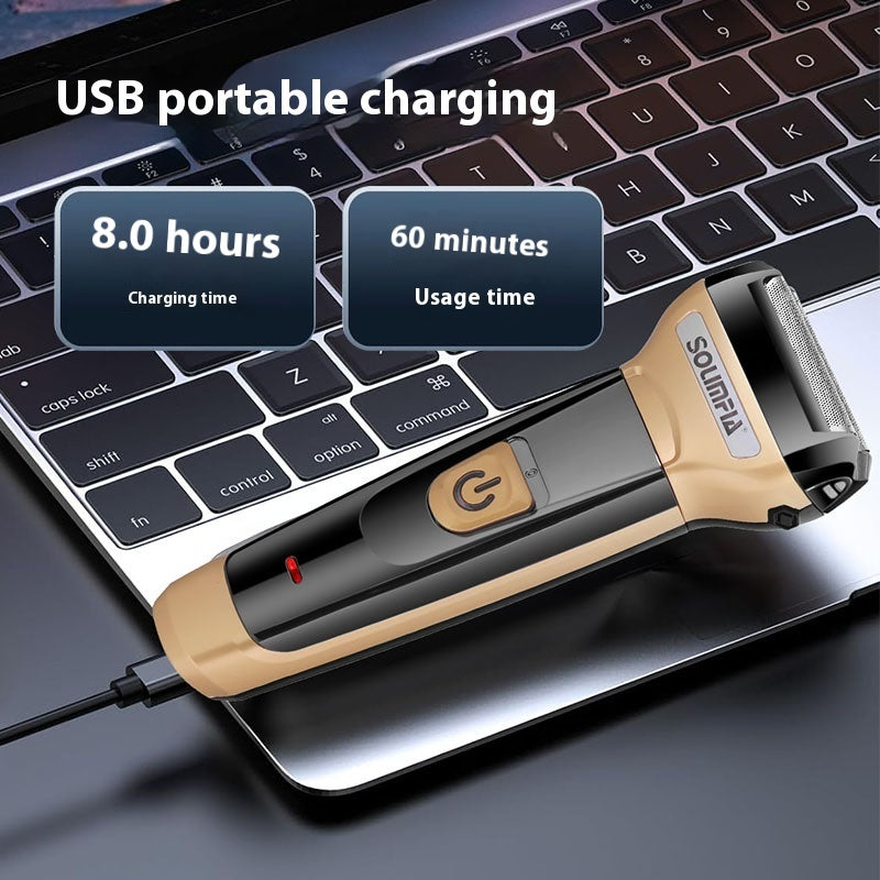 Three-in-one Electric Shaver Reciprocating Shaver Hair Clipper