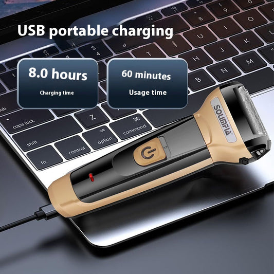 Three-in-one Electric Shaver Reciprocating Shaver Hair Clipper