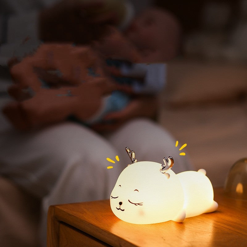 Silicone Night Light In Children's Bedroom