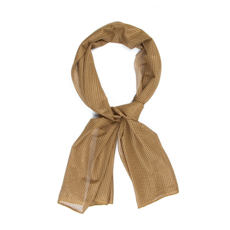 Camouflage Outdoor Net Scarf Camouflage Multicolor