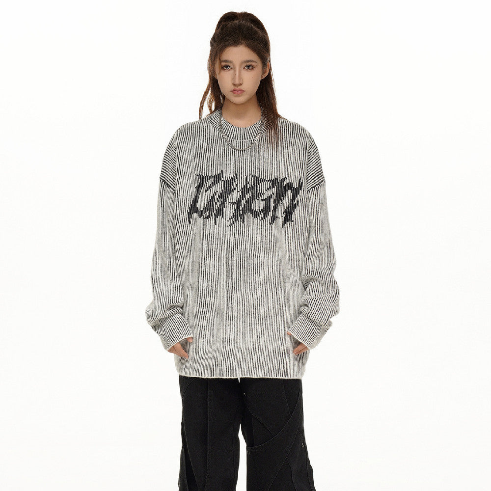 Men's New Fashion Loose Cool Knitted Sweater