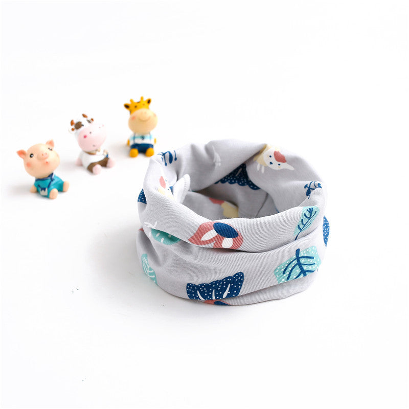 Boys' Casual Cotton Warm Printed Scarf