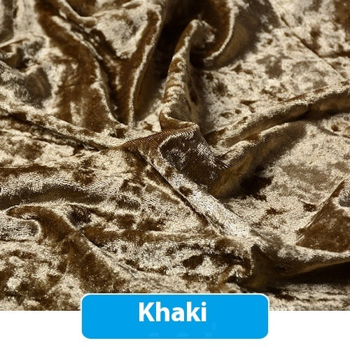 Multicolor Stretch Diamond Velvet Fabric Ice Flower Flannel