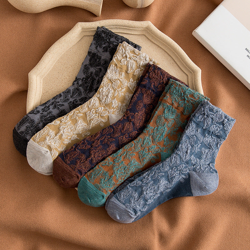 Harajuku Retro Embroidery Spring Kawaii Cute Socks