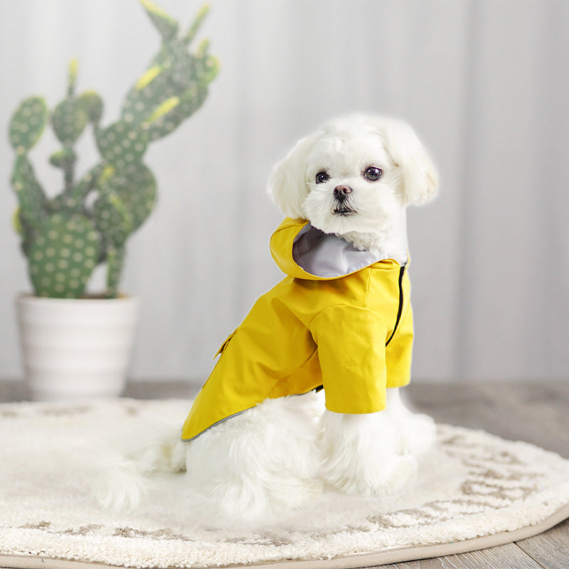 Mesh Breathable Solid Color Pet Windbreaker