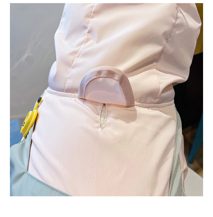 Four Foot Waterproof Full Bag Small And Medium-sized Dog Raincoat