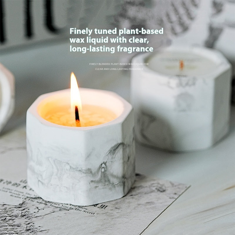 Ink Octagon Cup Aromatherapy Candle Hand Gift Box