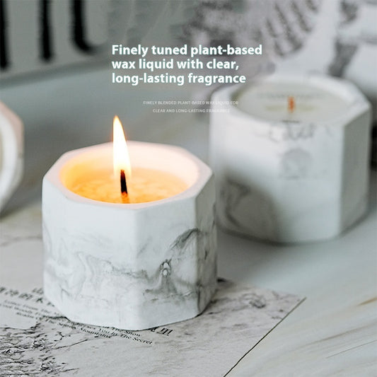 Ink Octagon Cup Aromatherapy Candle Hand Gift Box