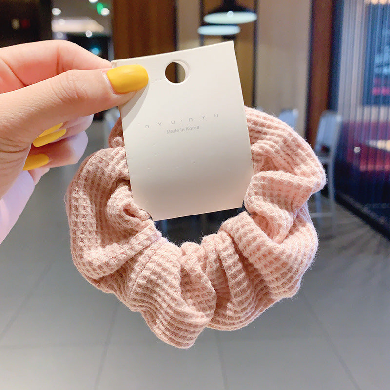 Winter Plush Pork Intestine Hair Ring