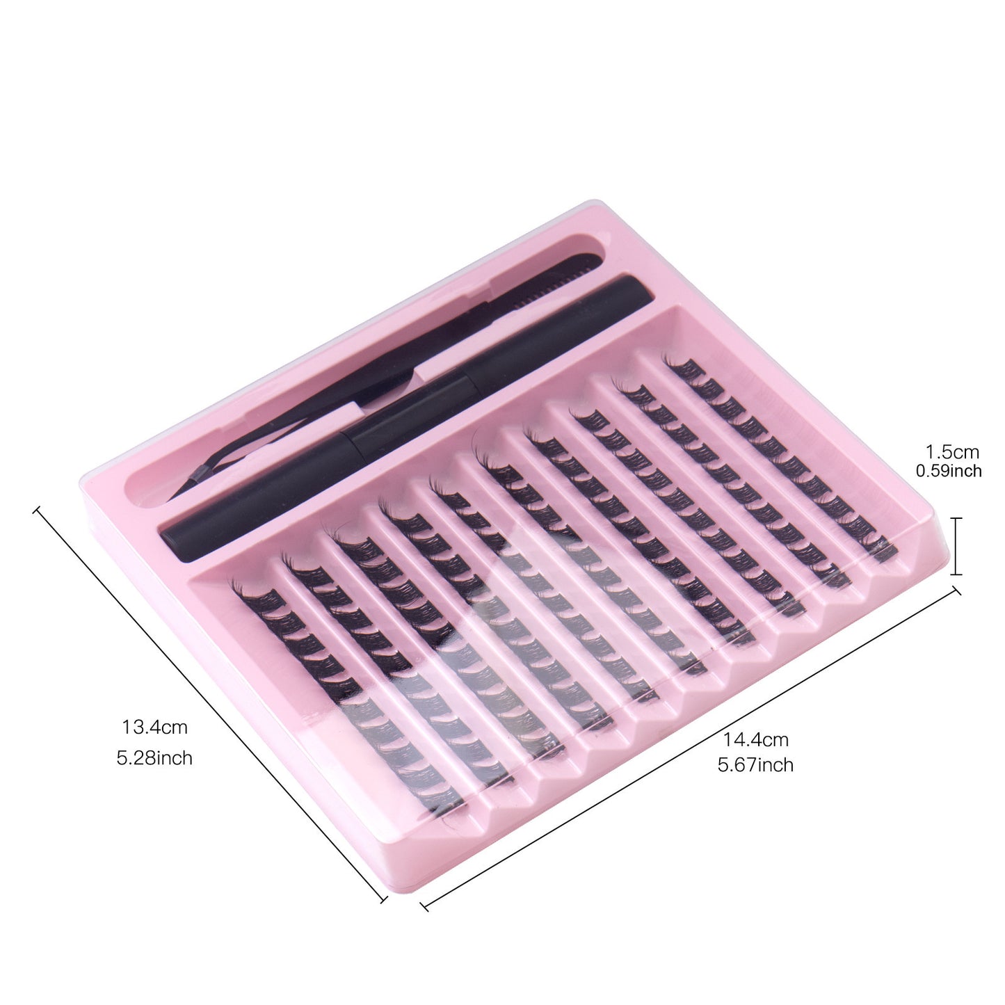 Large Capacity Single Cluster False Eyelashes Suit