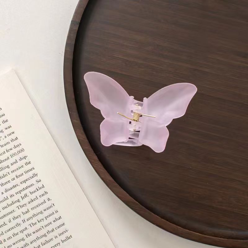 Korean Super Fairy Butterfly Hairpin Frosted Shark Headgear