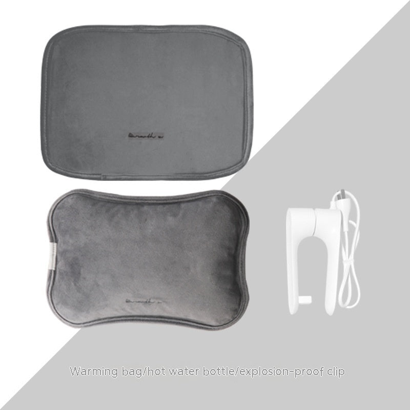 Rechargeable Hand Warmer Belly Cute Plush Explosion-proof Heating Pad Electric Hot Water Bag
