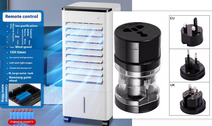 Household High-end Refrigeration Fan Voice Remote Control Cold Water Fan