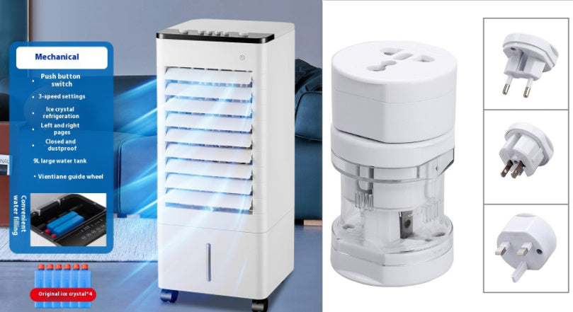 Household High-end Refrigeration Fan Voice Remote Control Cold Water Fan