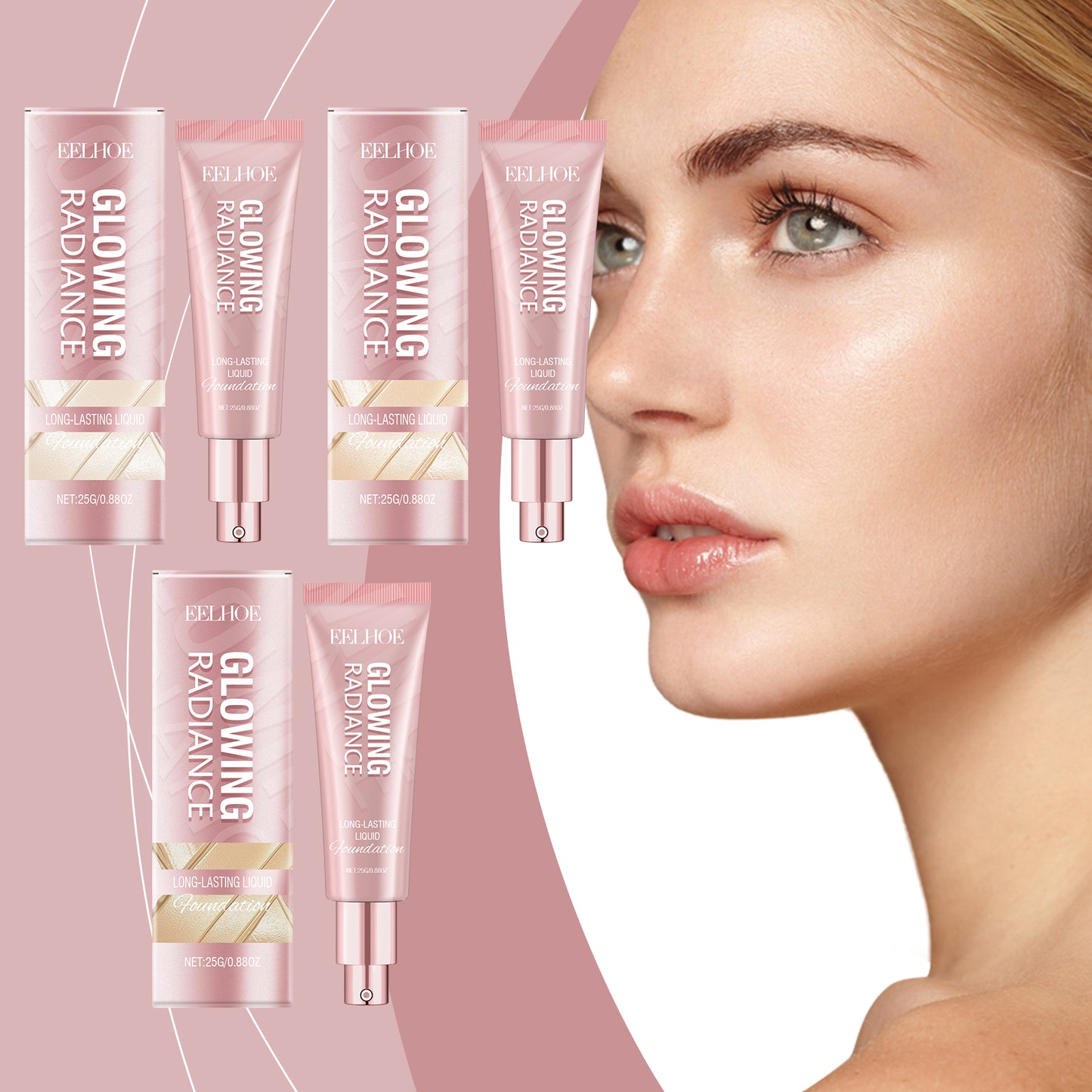 EELHOE Light Moisturizing And Moisturizing Light Moisturizing Liquid Foundation