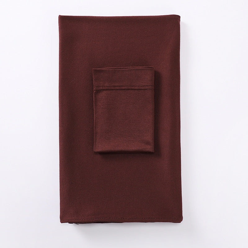 Women's Minimalist Modal Bottom Hat Integrated Scarf