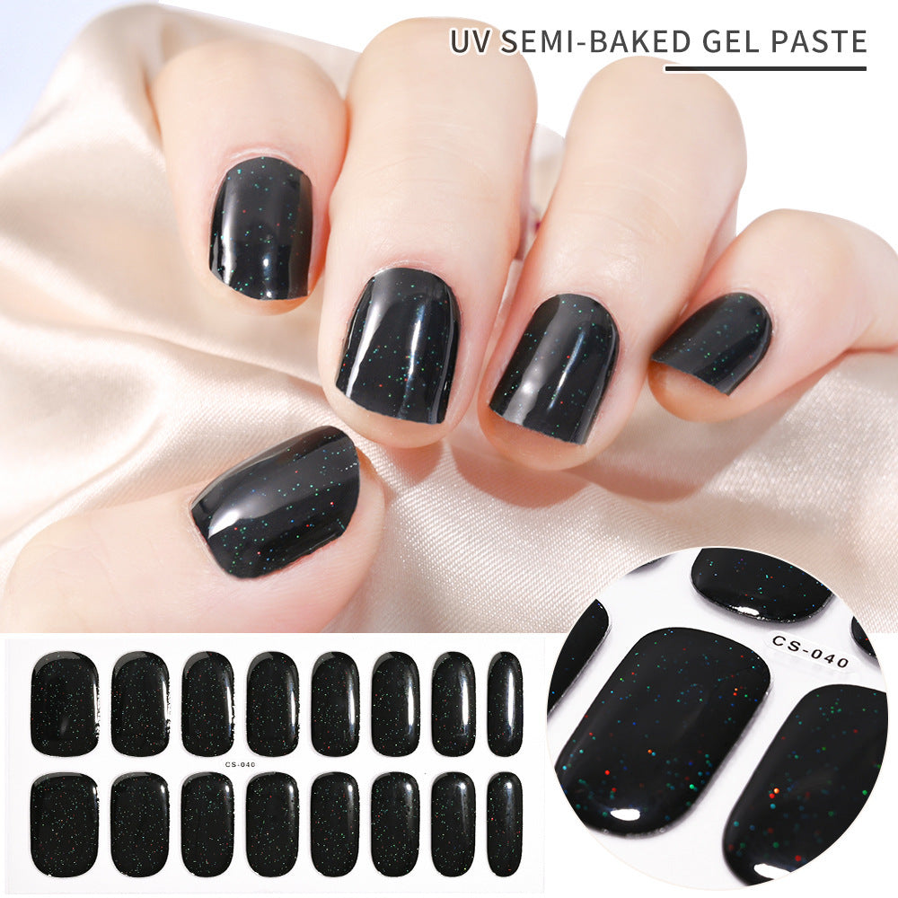 Gel Second Generation Phototherapy Semi-curing Nail Sticker