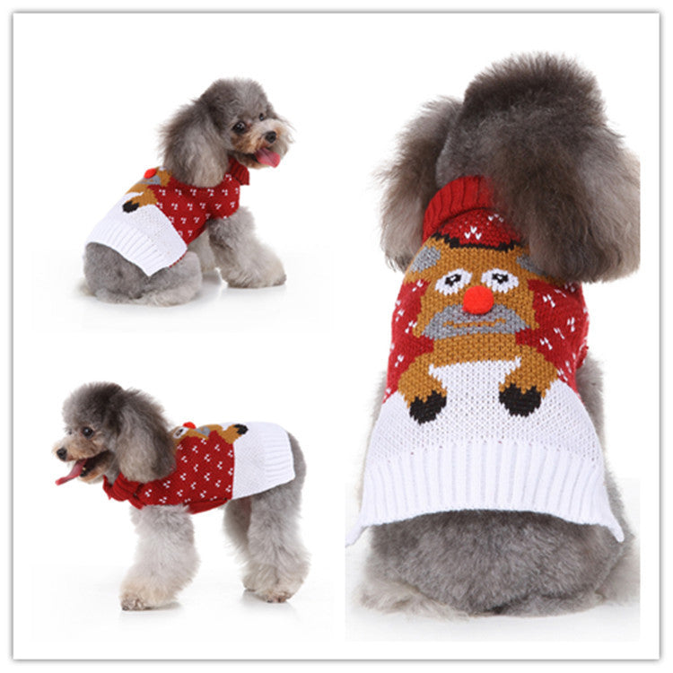 Pet supplies dog clothes sweater autumn clothes