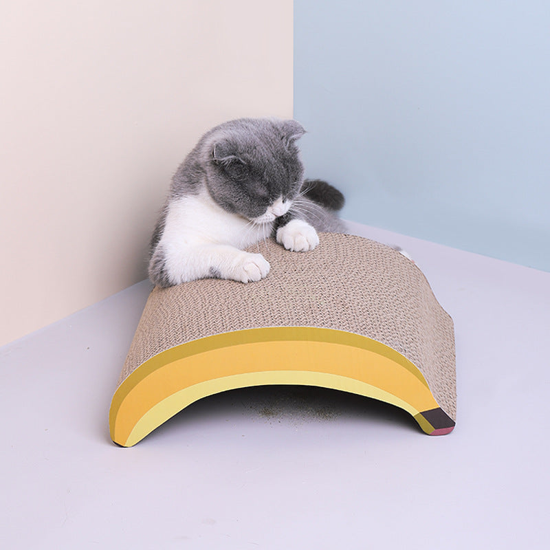 New Pet Cat Scratching Board Corrugated Paper Cute Shape Claw Grinder