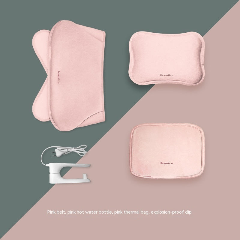 Rechargeable Hand Warmer Belly Cute Plush Explosion-proof Heating Pad Electric Hot Water Bag