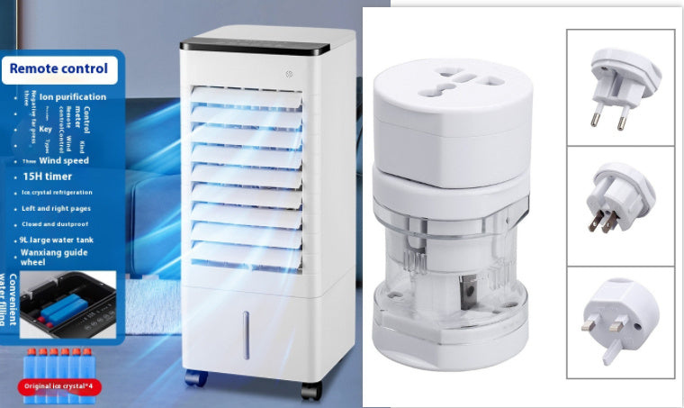 Household High-end Refrigeration Fan Voice Remote Control Cold Water Fan