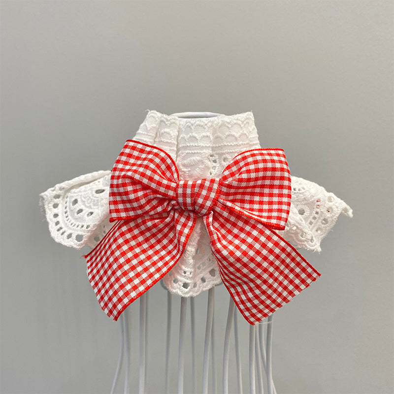 Saliva Towel Pet Bib Bow Tie Muppet
