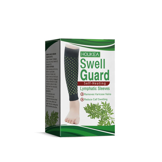 HouKea Heating Leg Cover, Relieve Lymphatic Swelling Venous Care Smooth Blood Vessel Bulges Warm Warm Leg Cover